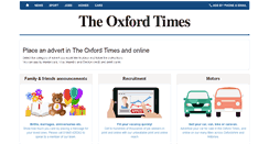 Desktop Screenshot of adbooker.oxfordtimes.co.uk